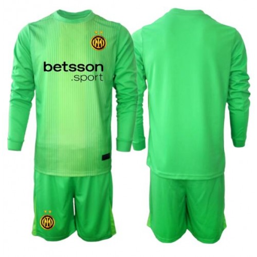 Inter Milan Goalkeeper Replica Third Stadium Kit for Kids 2025-26 Long Sleeve (+ pants)